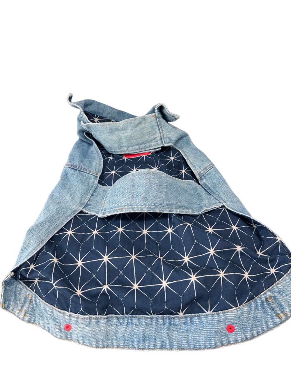 Levi's x Target dog denim trucker jacket, star-patterned lining Size Large - Picture 4 of 5